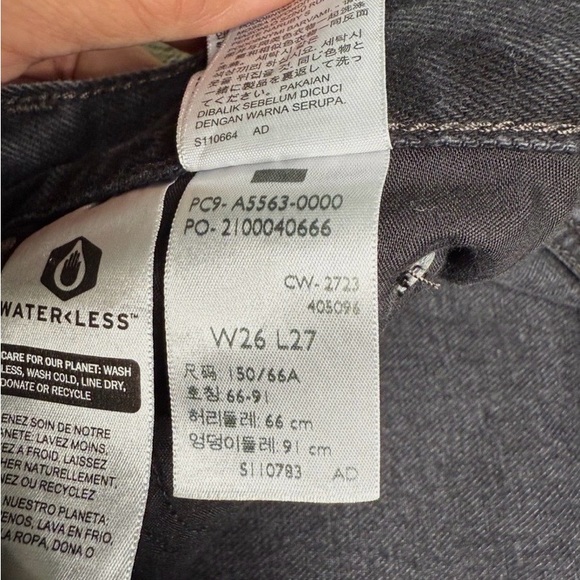 Women’s Black Levi's Middy Bootcut Anke Jeans - Picture 8 of 10